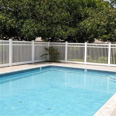 Vinyl pool hegn panel